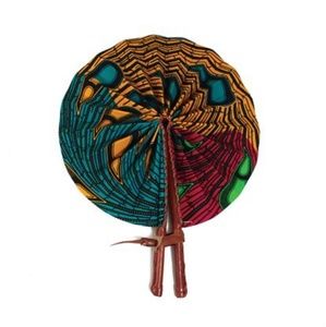 Leather folding fans